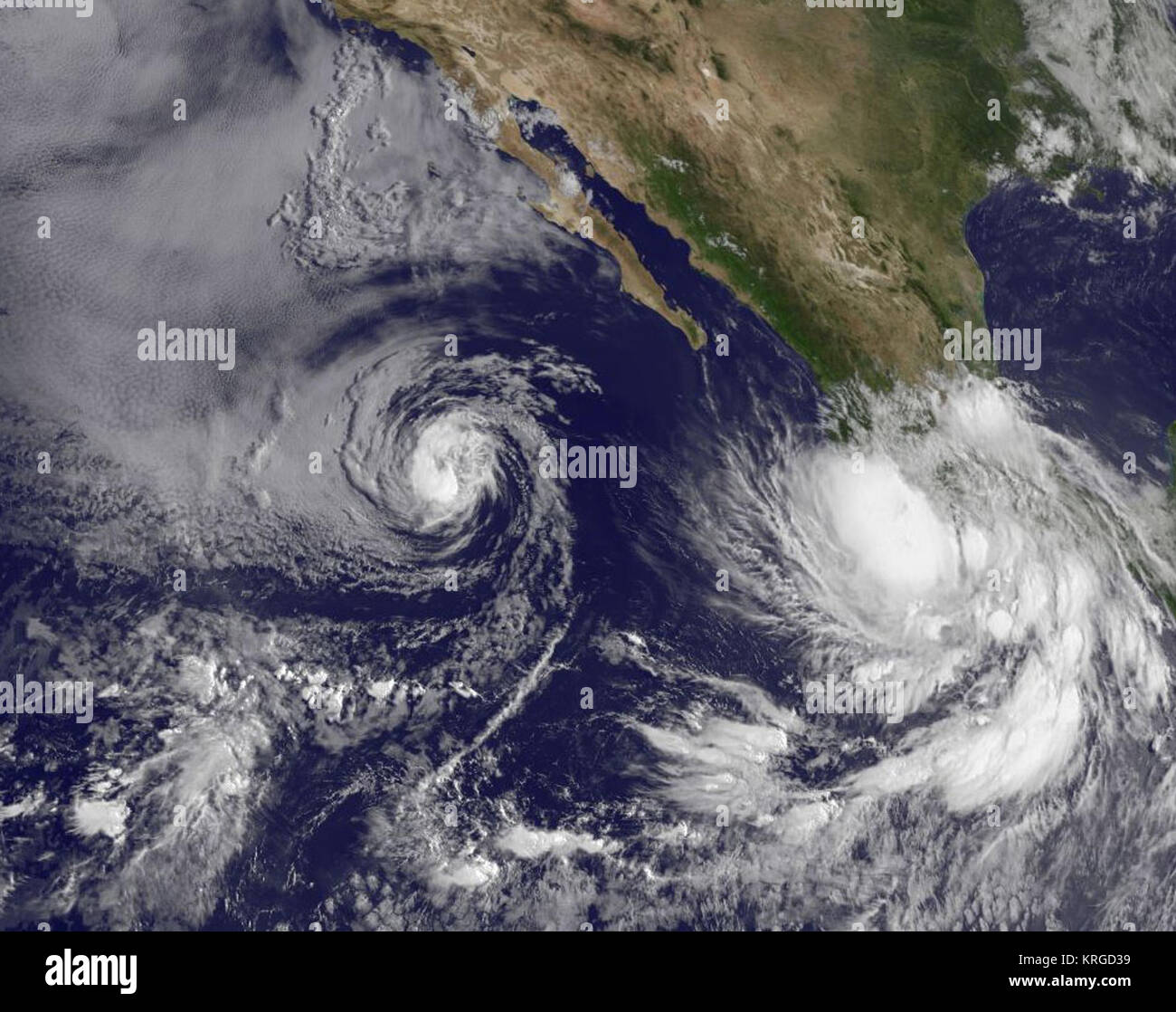 CAPTION: NOAA's GOES-15 satellite captured an image of Tropical Storm 