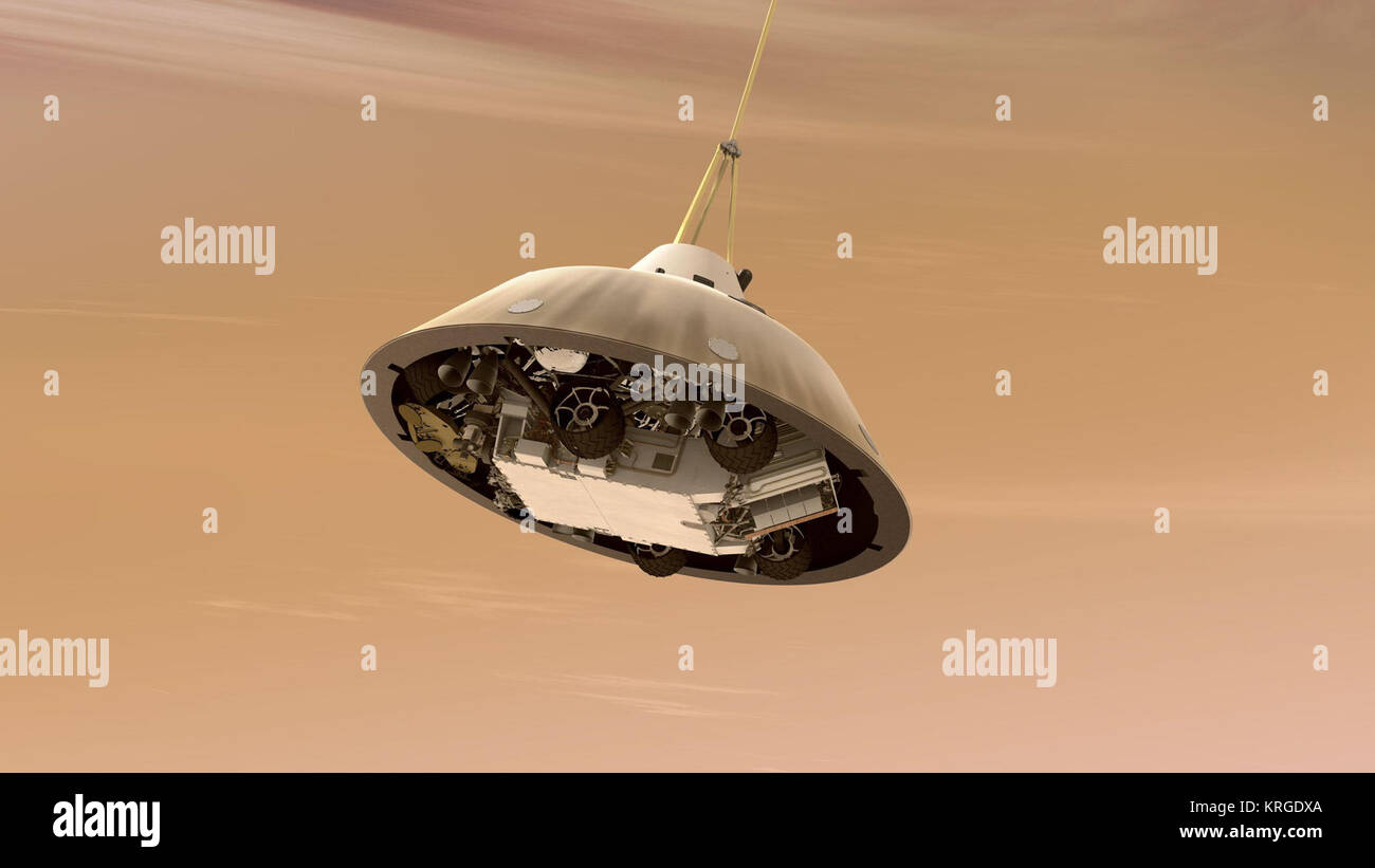 Curiosity parachute hi-res stock photography and images - Alamy