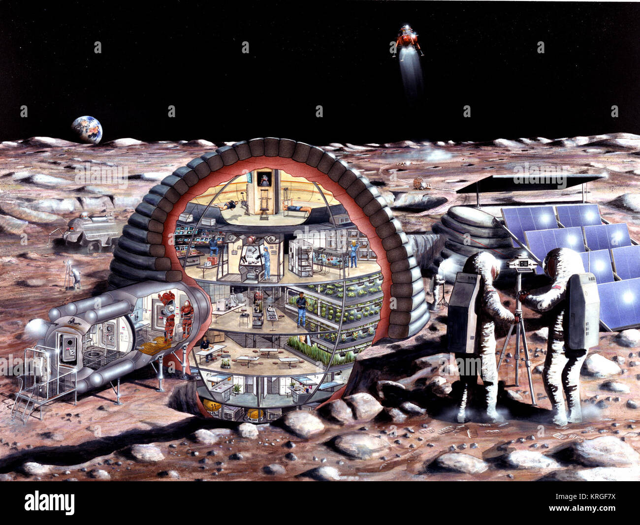 Inflatable habitat space hi-res stock photography and images - Alamy