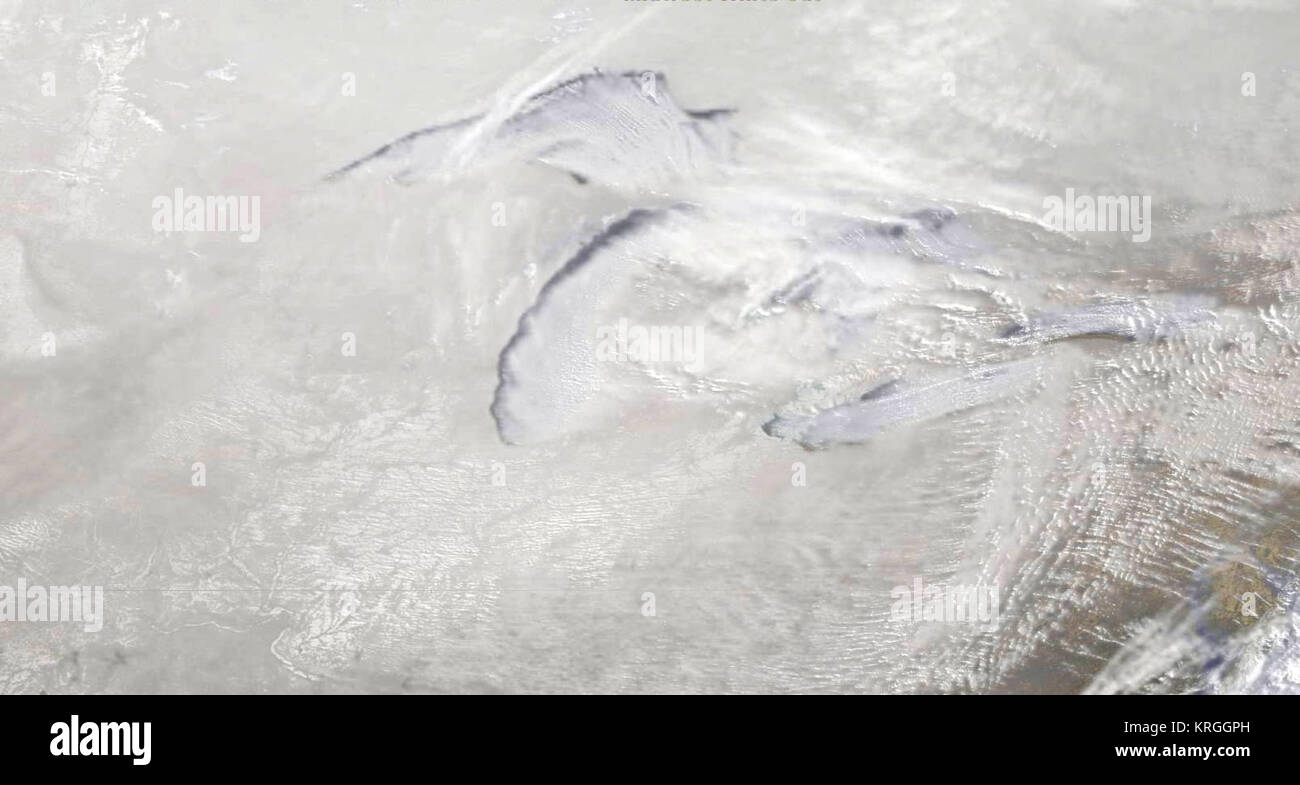 Satellite Sees a Midwest White Out (11823298784) Stock Photo