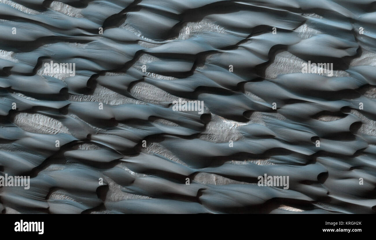 Dunes in Abalos Undae, Mars Stock Photo Alamy