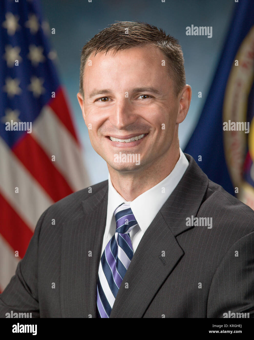 NASA Candidate Andrew R Morgan Stock Photo