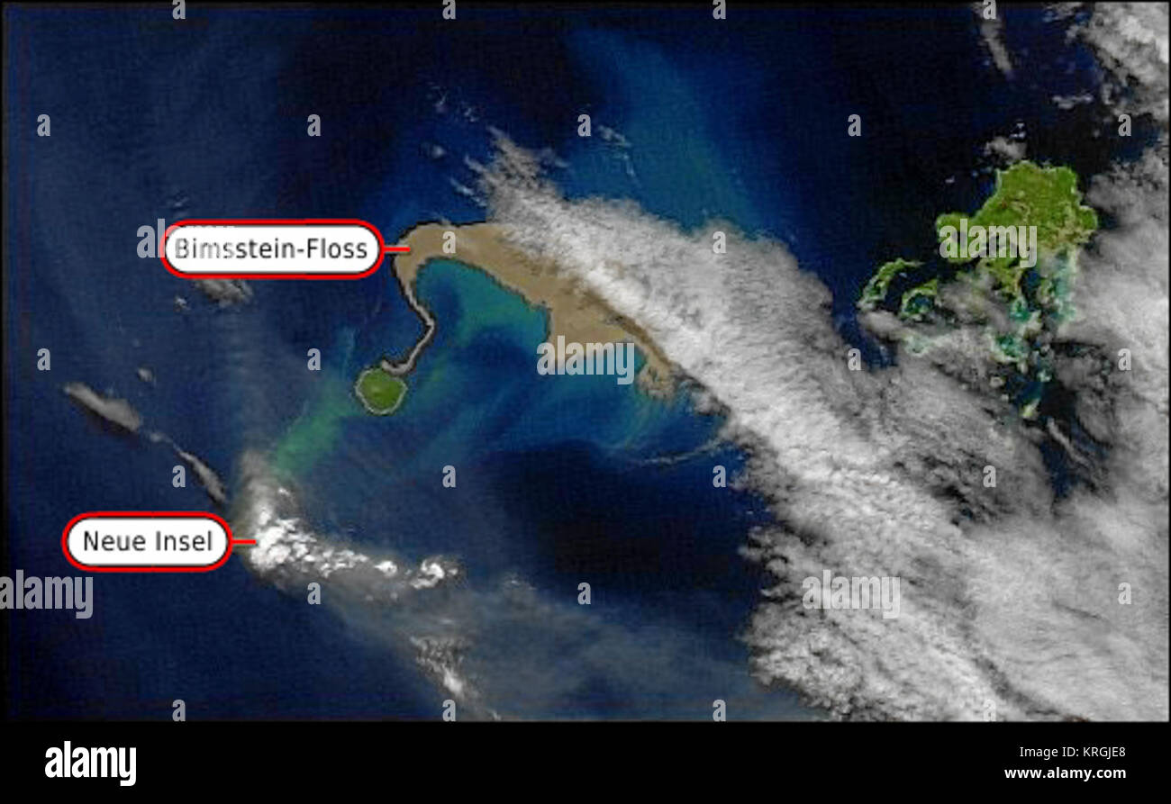 Pumice raft ch Stock Photo Alamy