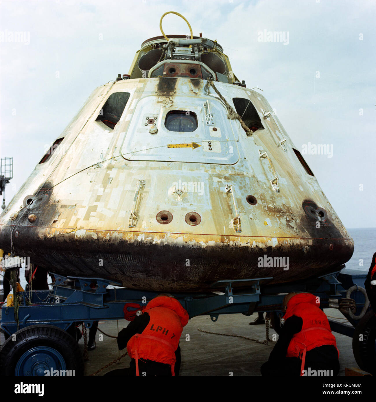Close-up view of the Apollo 9 Command Module (CM Stock Photo - Alamy