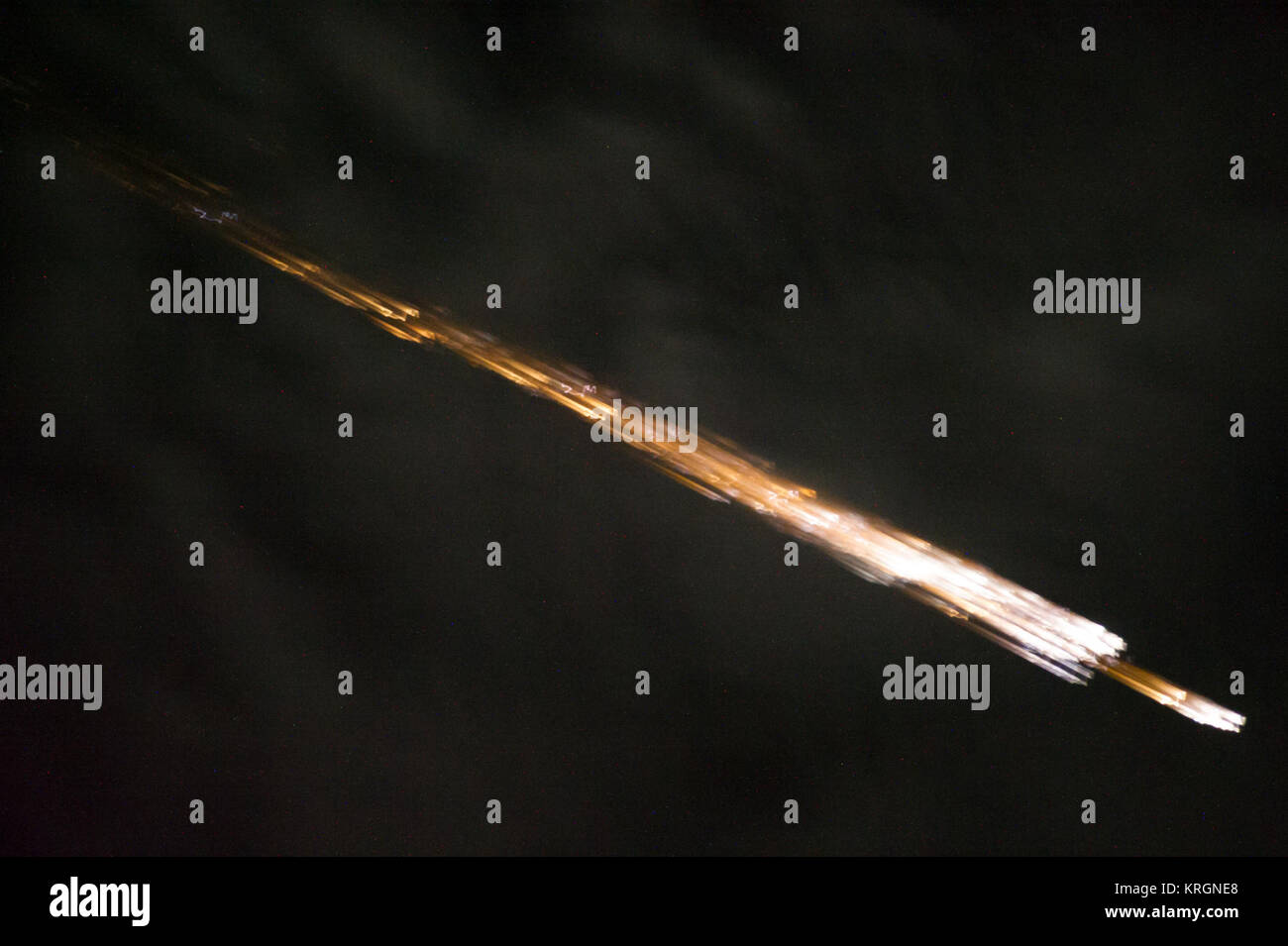 CRS Orb2 Cygnus 3 reentry Stock Photo Alamy