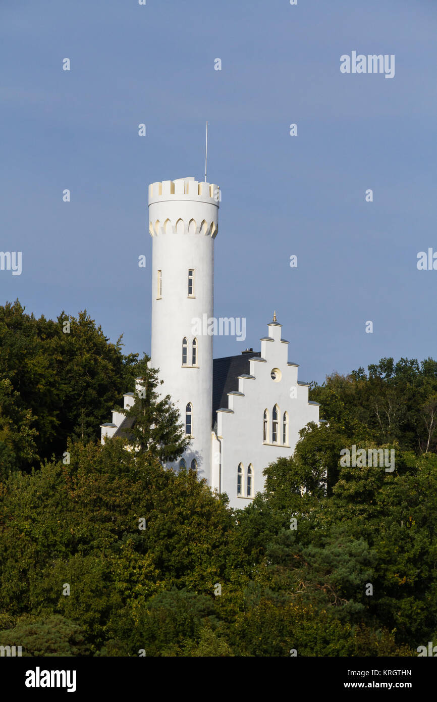 island ruegenblick tower lietzow Stock Photo