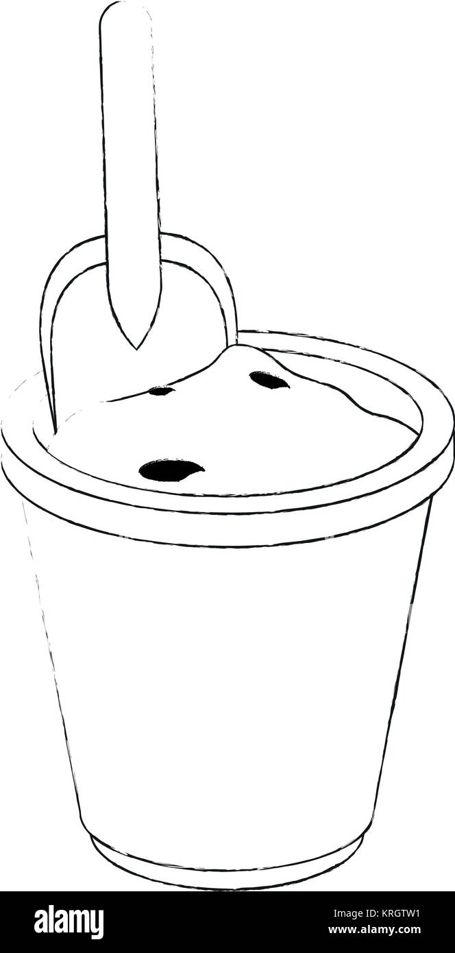 Sand bucket and shovel toy Stock Vector Image & Art Alamy