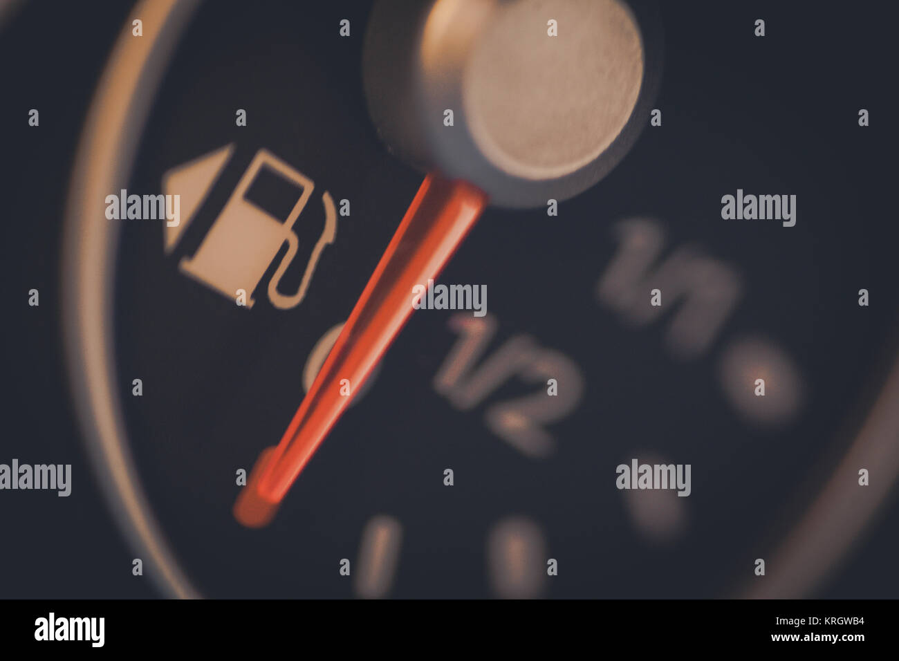 Car fuel gauge Stock Photo Alamy