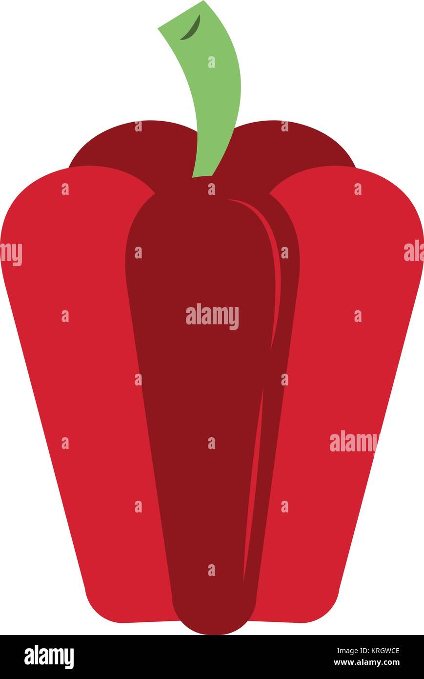 Pepper vegetable isolated Stock Vector Image & Art Alamy
