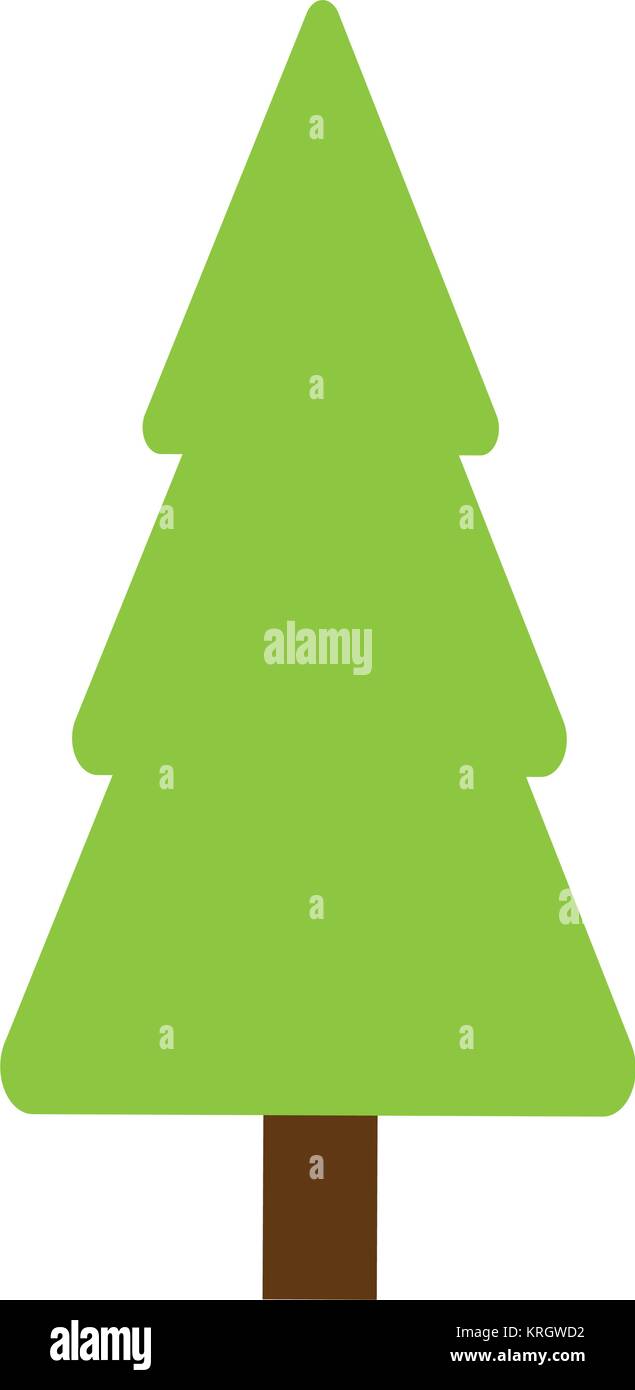 Tree pine isolated Stock Vector Image & Art - Alamy