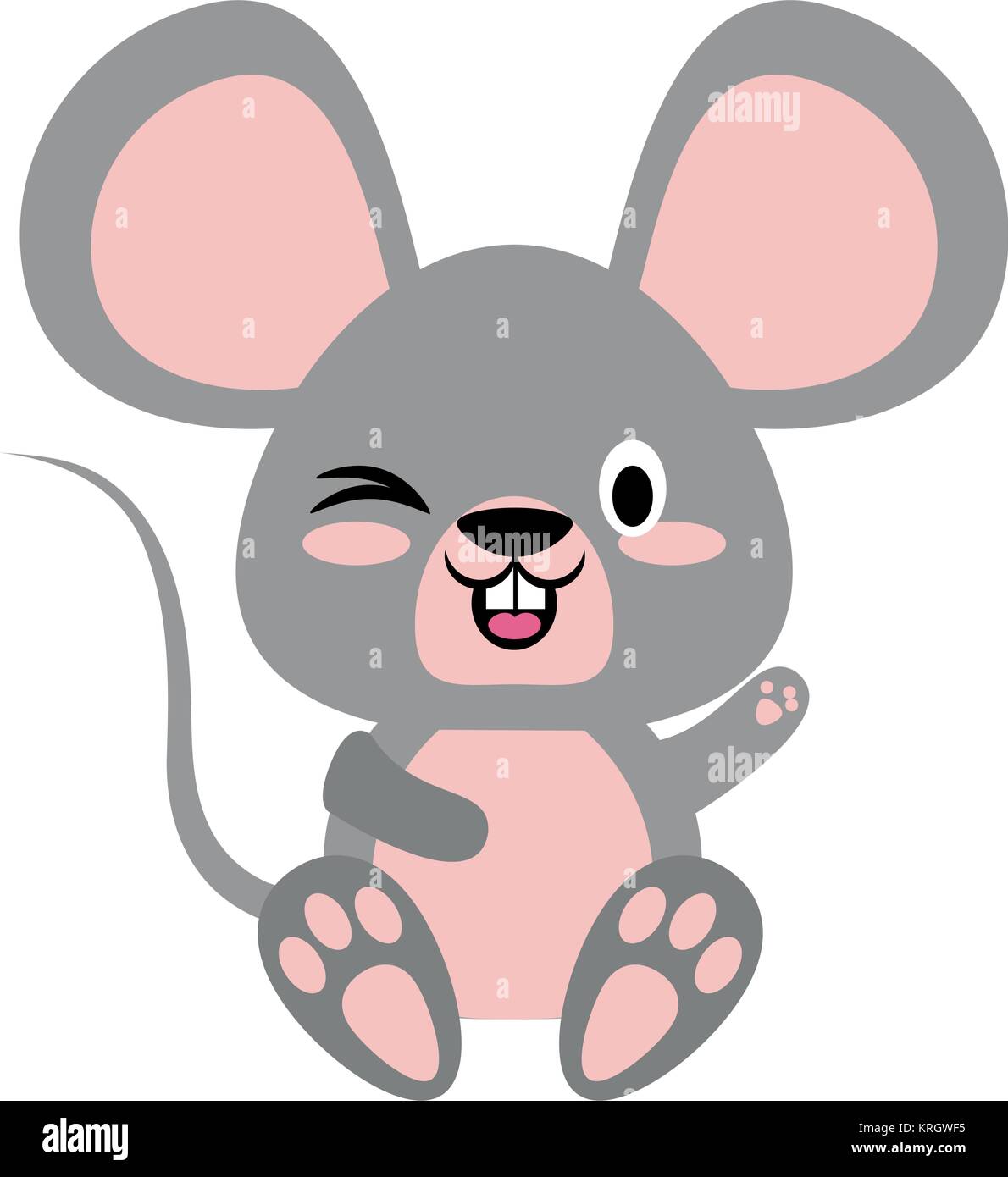 Cute mouse cartoon Stock Vector Image & Art - Alamy