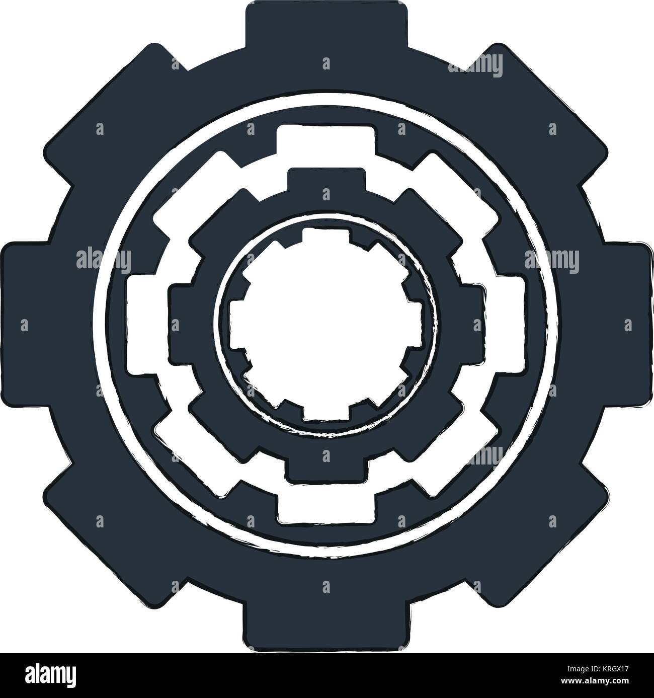Gear machinery piece Stock Vector Image & Art - Alamy