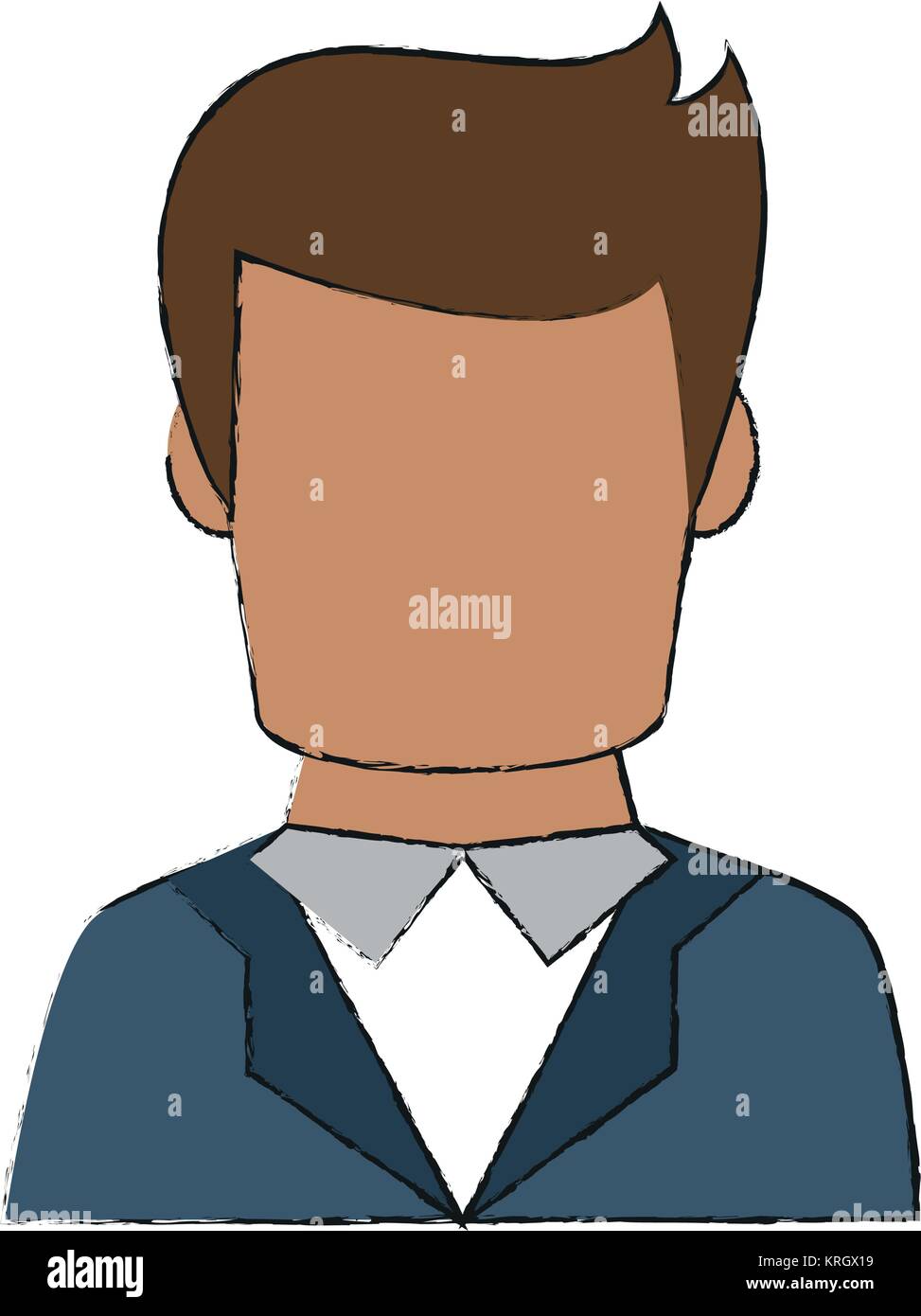 Businessman profile avatar Stock Vector Image & Art - Alamy