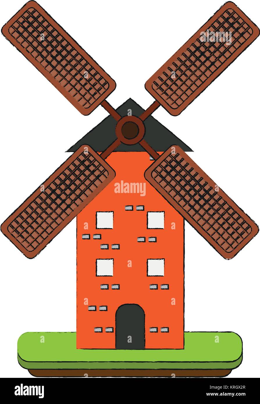 Antique Windmill building Stock Vector Image & Art - Alamy
