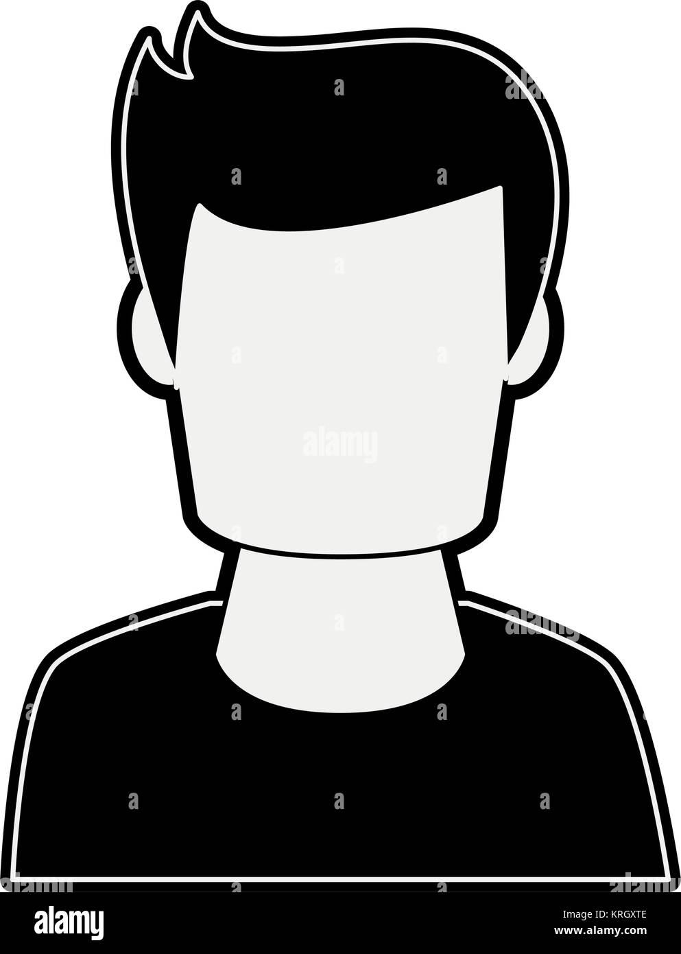 Man avatar profile Stock Vector Image & Art - Alamy