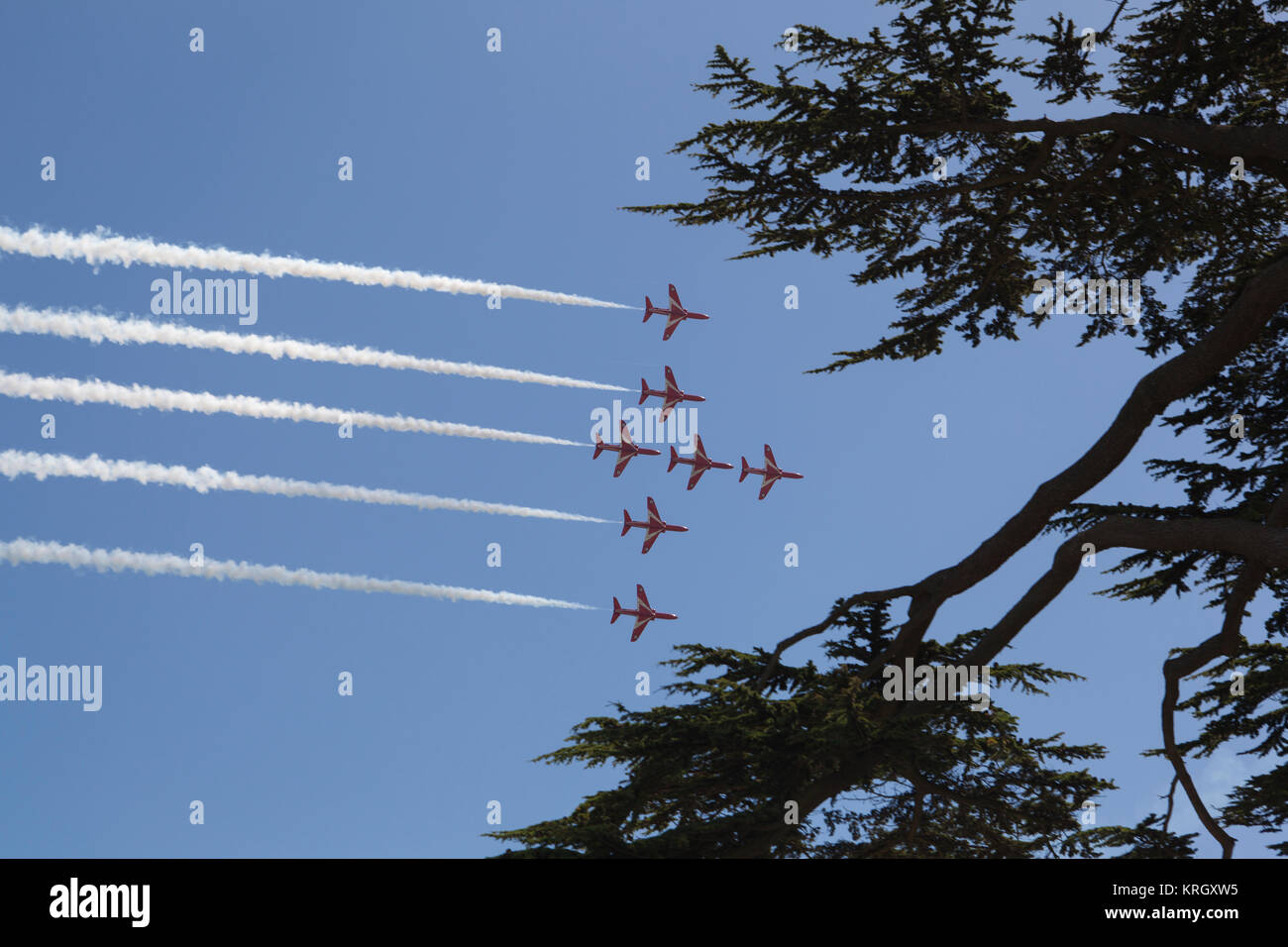 The red arrows Stock Photo