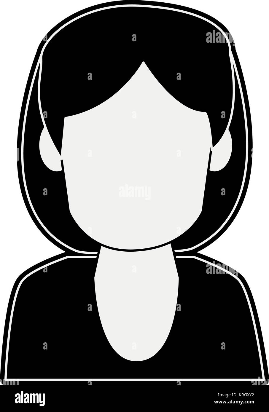Woman avatar profile Stock Vector Image & Art - Alamy
