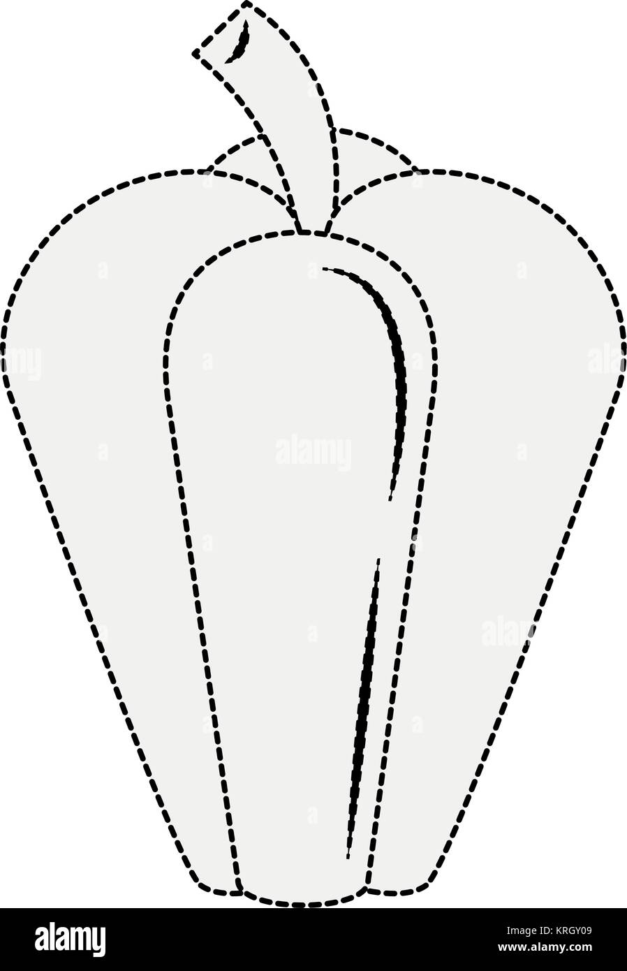 Pepper vegetable isolated Stock Vector Image & Art Alamy