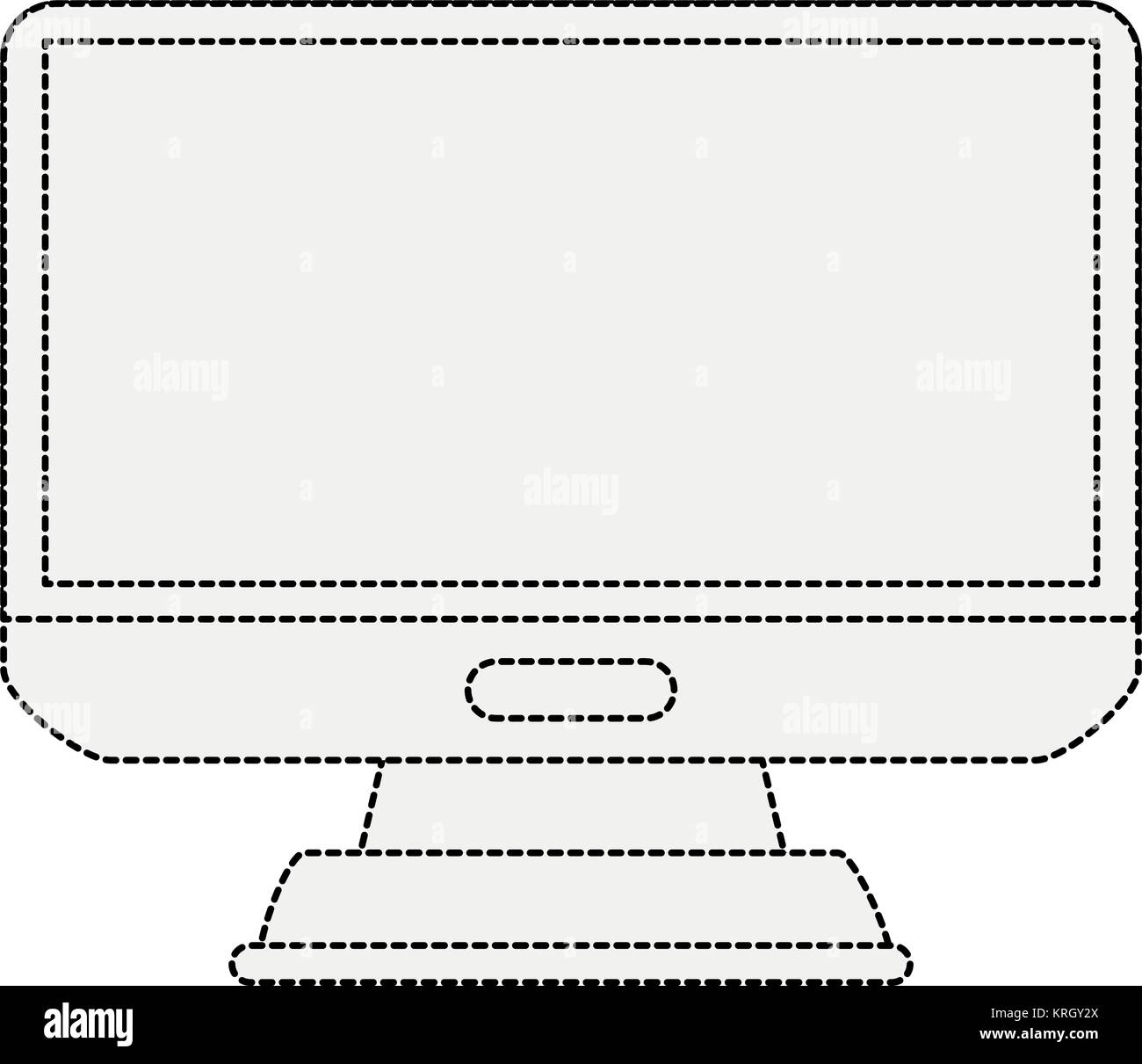Traceable Computer Screen Pc screen technology Stock Vector Image & Art - Alamy