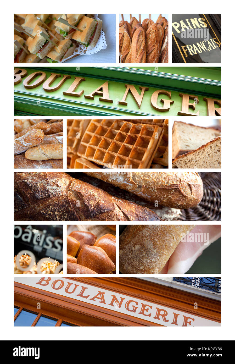 French bakery and pastry shop Stock Photo Alamy