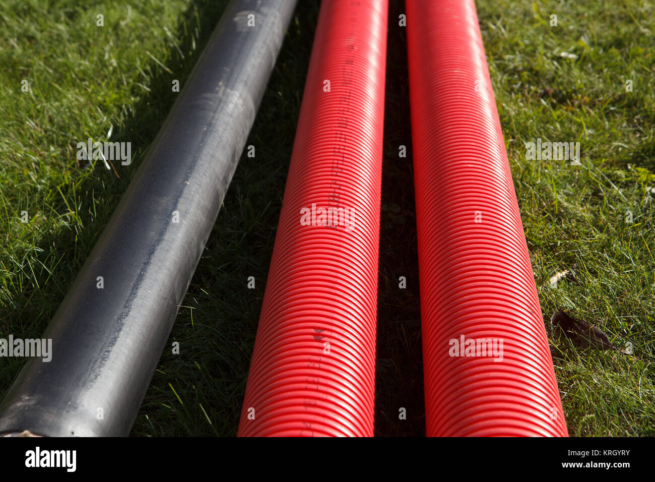 Plastic water pipes Stock Photo Alamy