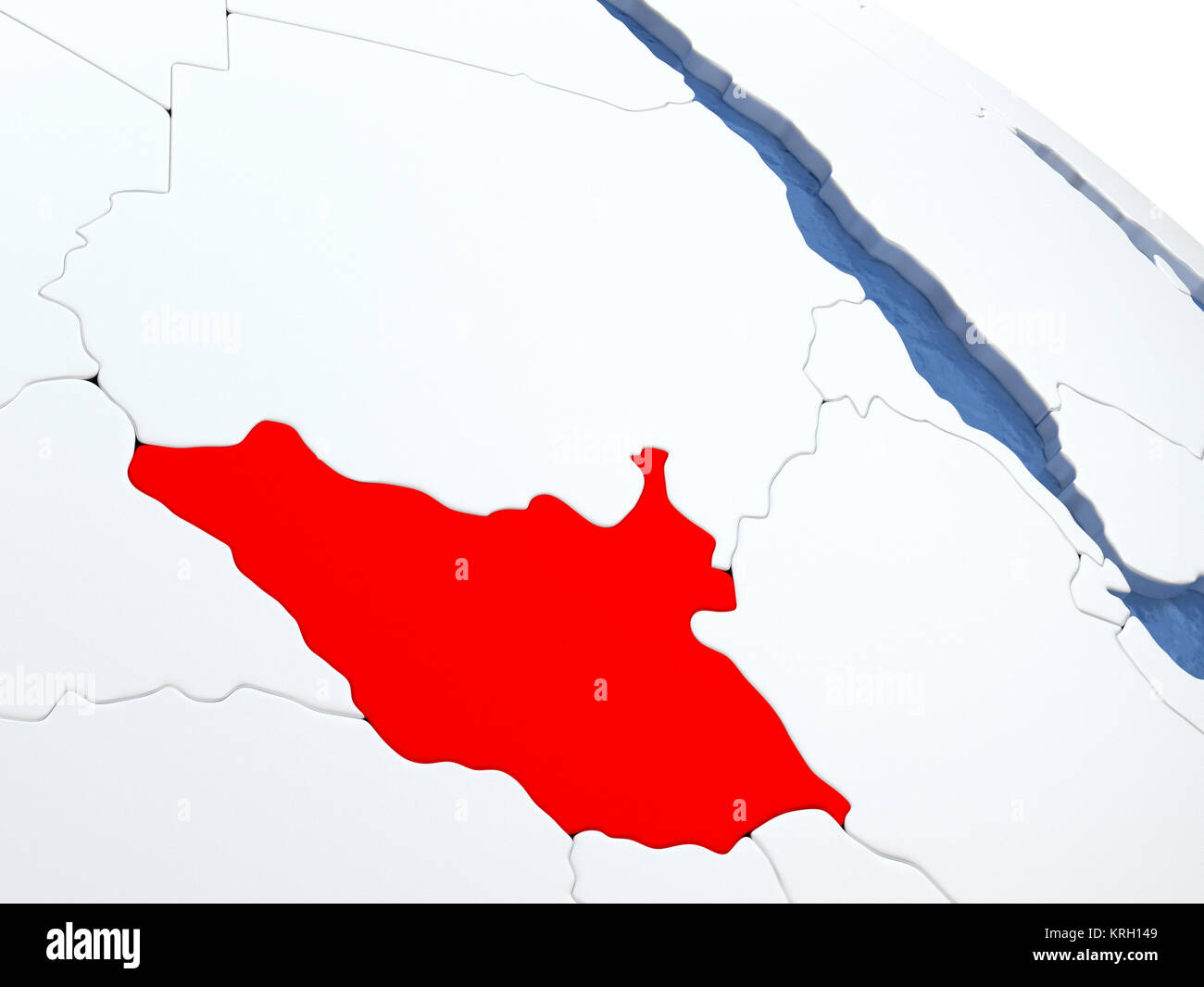 South sudan national map hi-res stock photography and images - Alamy