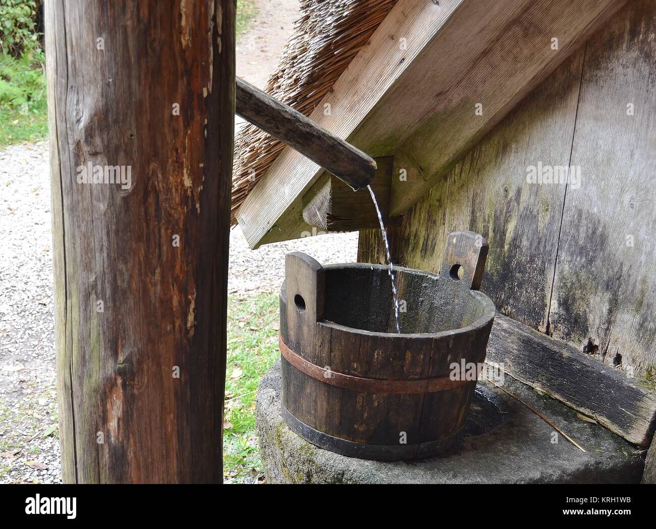 at the fountain Stock Photo Alamy