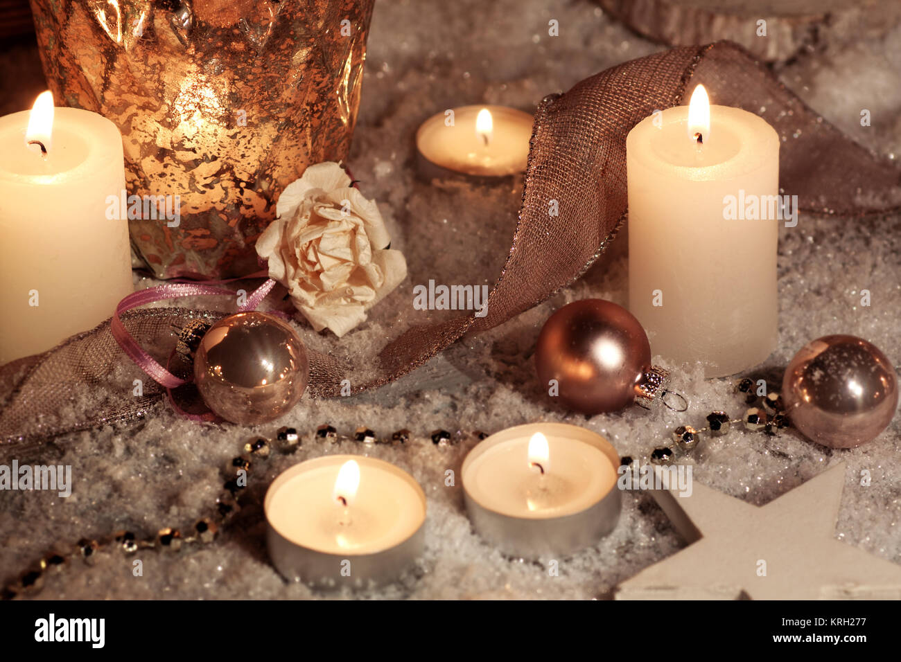 Christmas Motif With Candles Stock Photo Alamy christmas-motif-with-candles-stock-photo-alamy