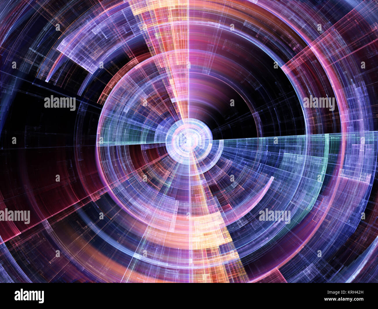 Conceptual Burst Rotation Stock Photo