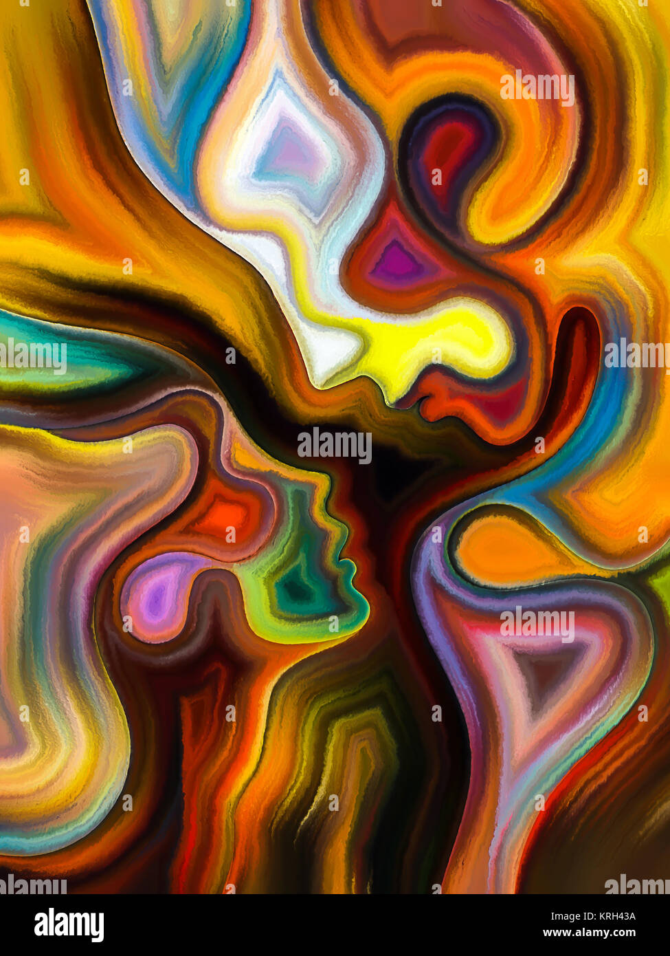 Magic of Communication Stock Photo - Alamy