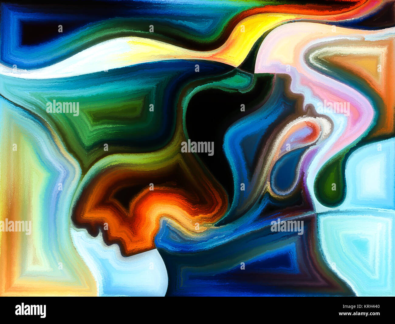 The Flower of Communication Stock Photo Alamy