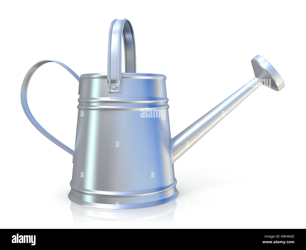 Metal watering can 3D Stock Photo