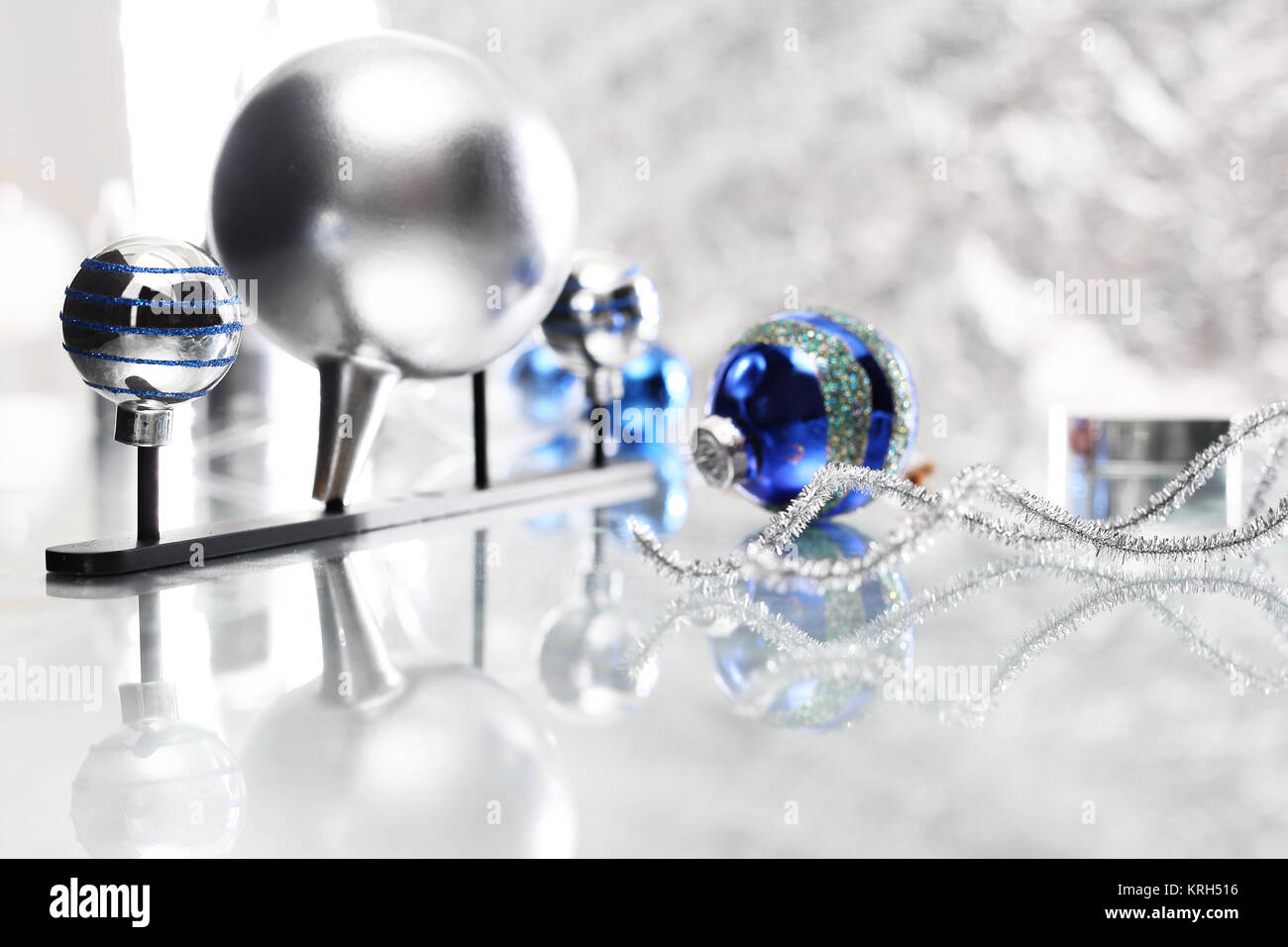 christmas ornaments factory,the position of decorating balls Stock Photo - Alamy