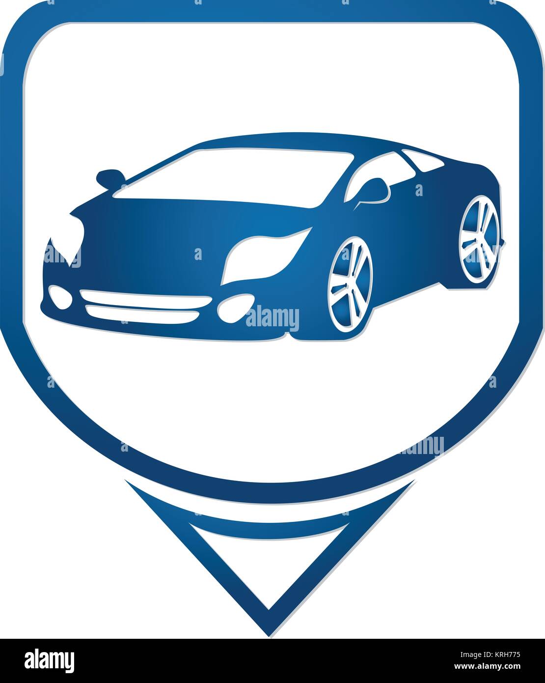 fast car icon symbols Stock Photo