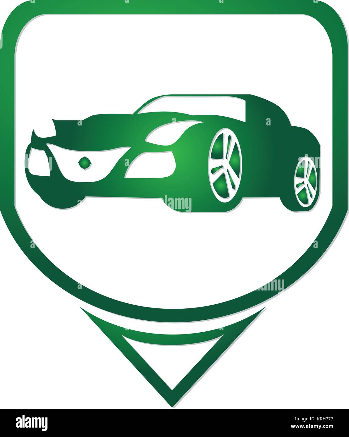 fast car icon symbols Stock Photo