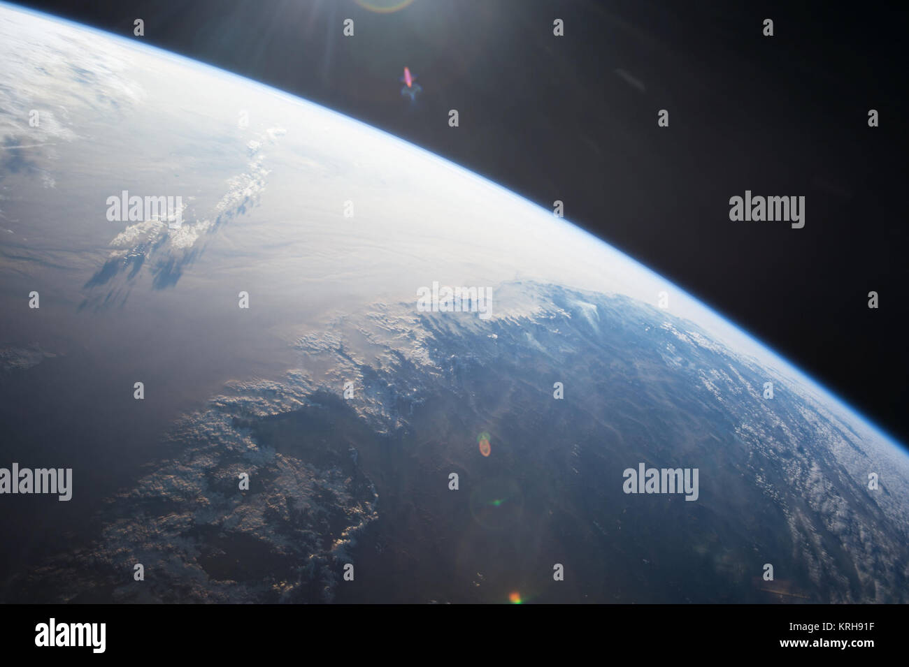 ISS-42 Earth from the ISS Stock Photo