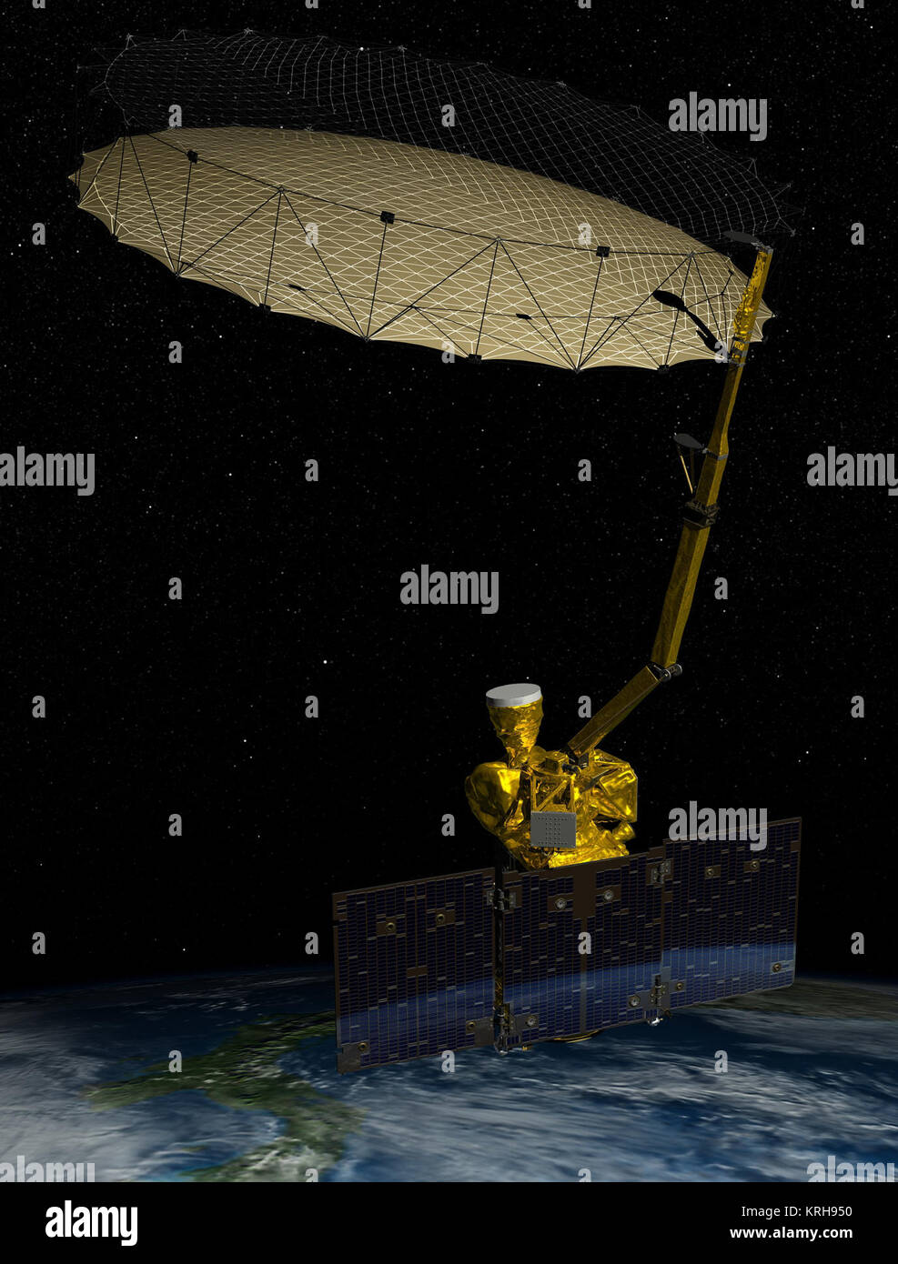 Soil Moisture Active Passive rendering Stock Photo Alamy