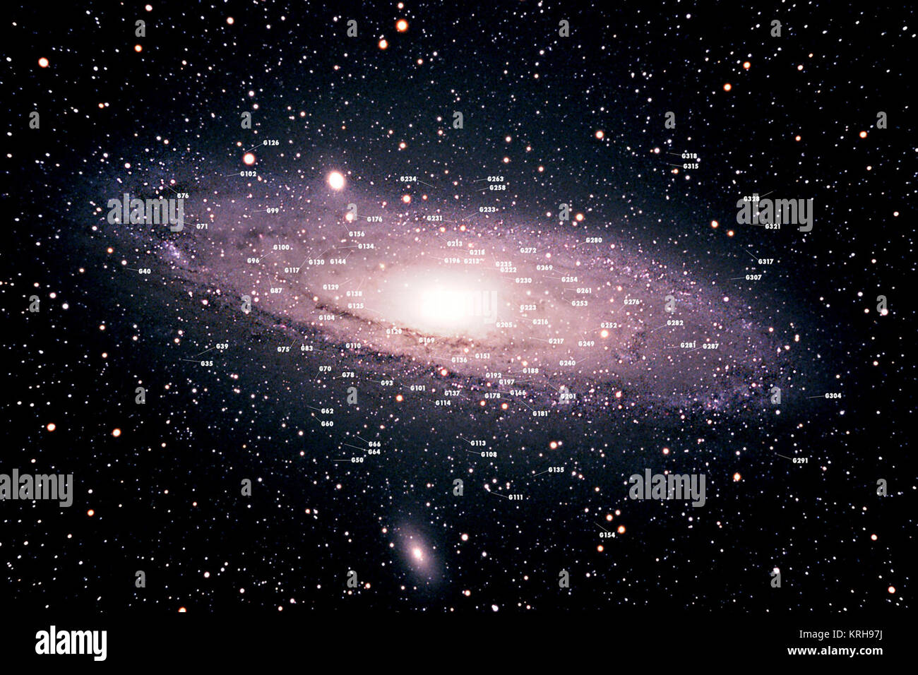 M31 glob big Stock Photo