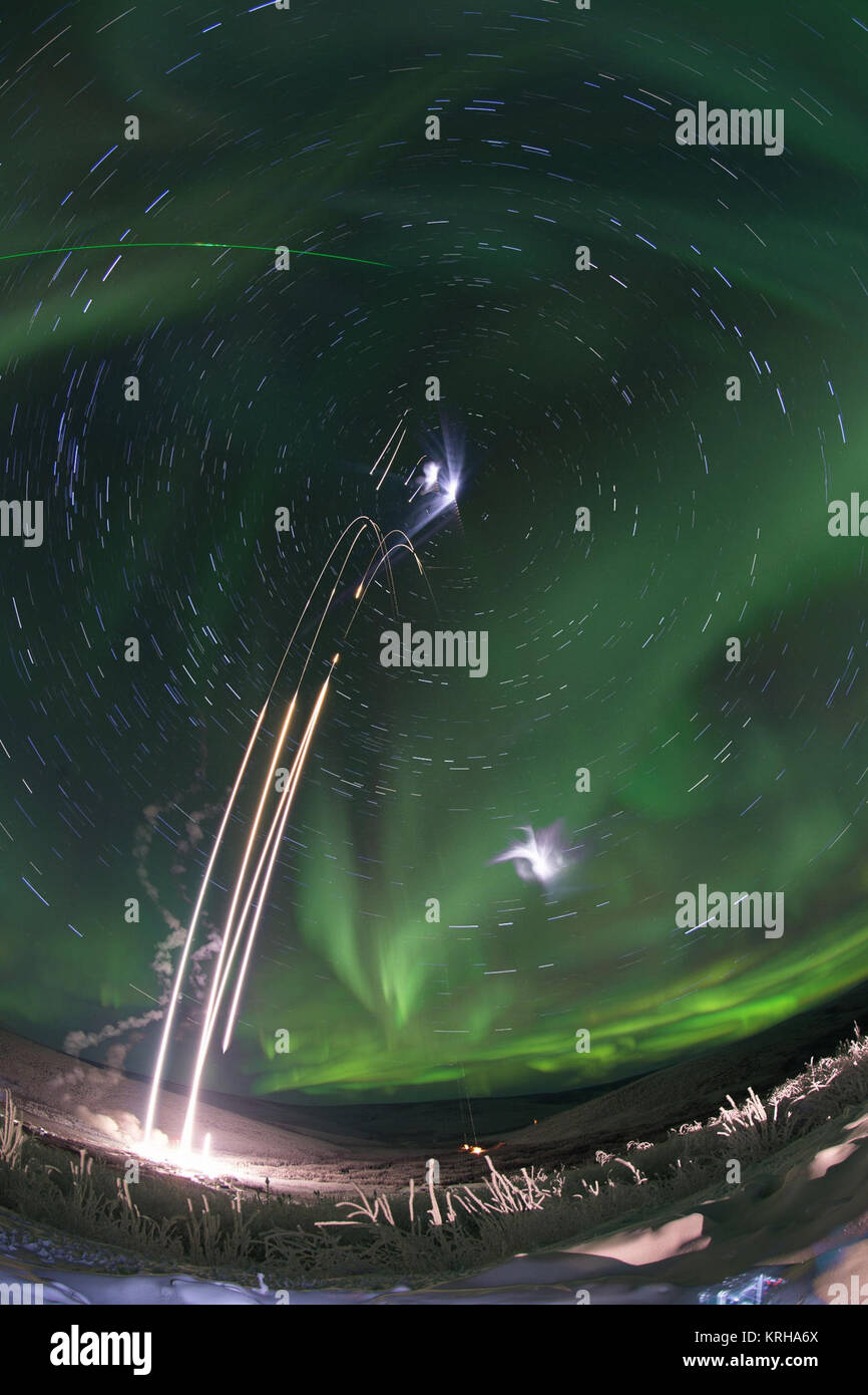 M-TeX and MIST Experiments Launched from Alaska Stock Photo - Alamy