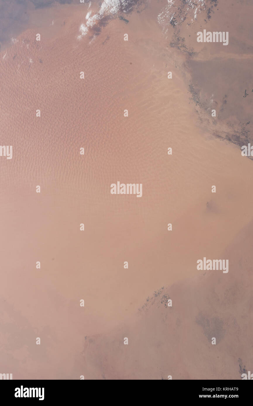 ISS-42 Murzuq Desert in Libya Stock Photo