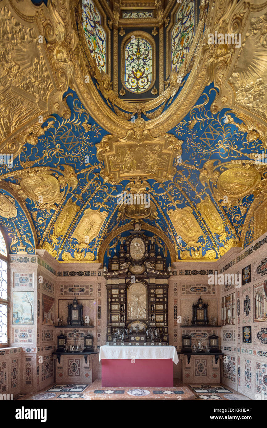Rich Chapel (Reiche Kapelle), Residenz royal palace, Munich, Bavaria