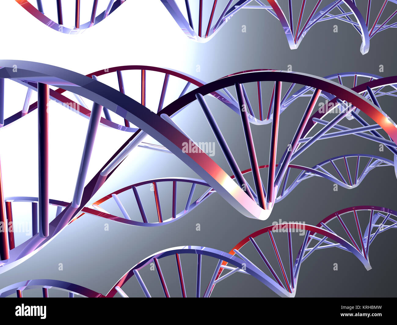 3D rendered double Helix / DNA Stock Photo - Alamy