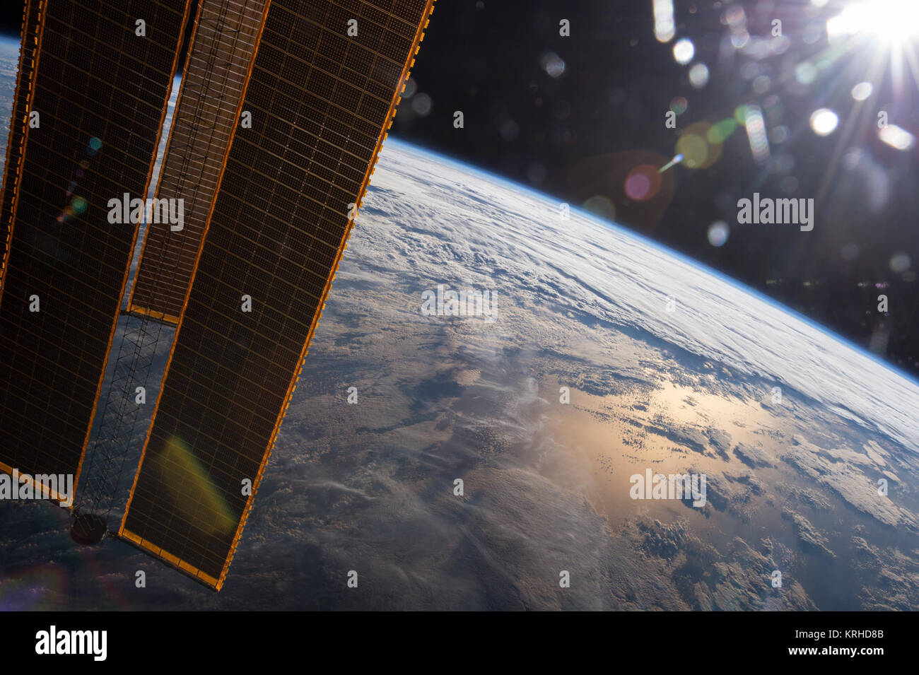 ISS-43 Earth from space Stock Photo