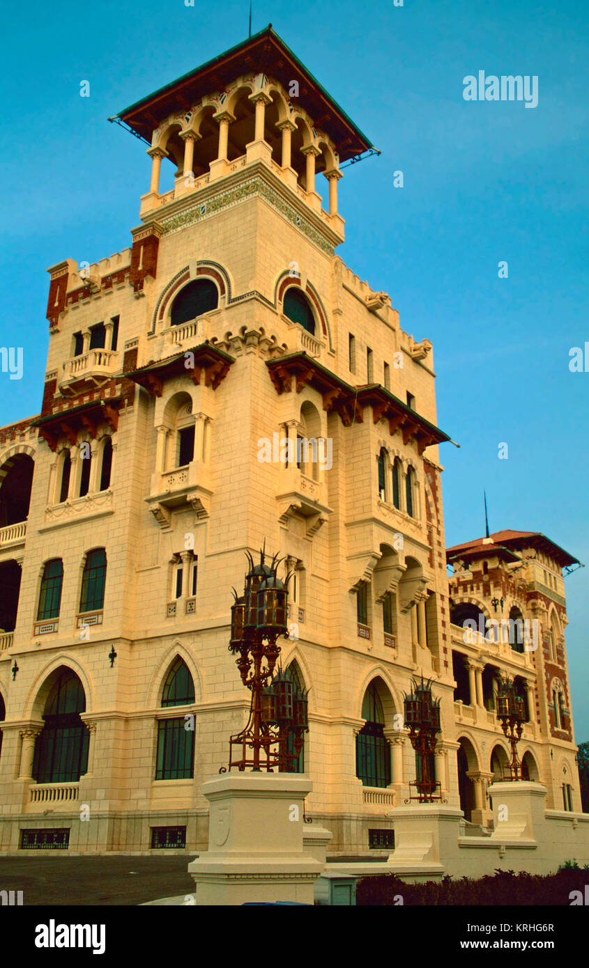 Al-Haramlik Palace of King Farouk I,Alexandria,Egypt Stock Photo