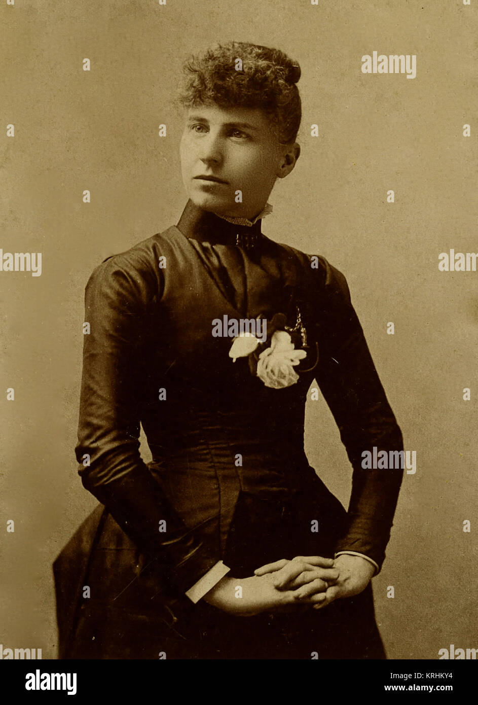 Abbie Gardner Sharp, Captured At Spirit Lake Massacre In 1857 Stock ...