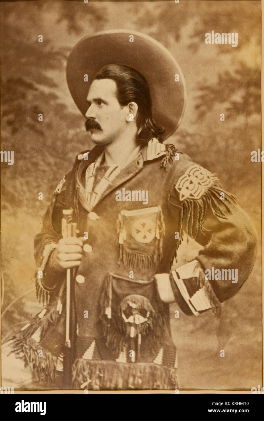 Famed Sharpshooter And 'Buffalo Bill' Cody Associate Doc Carver Stock Photo
