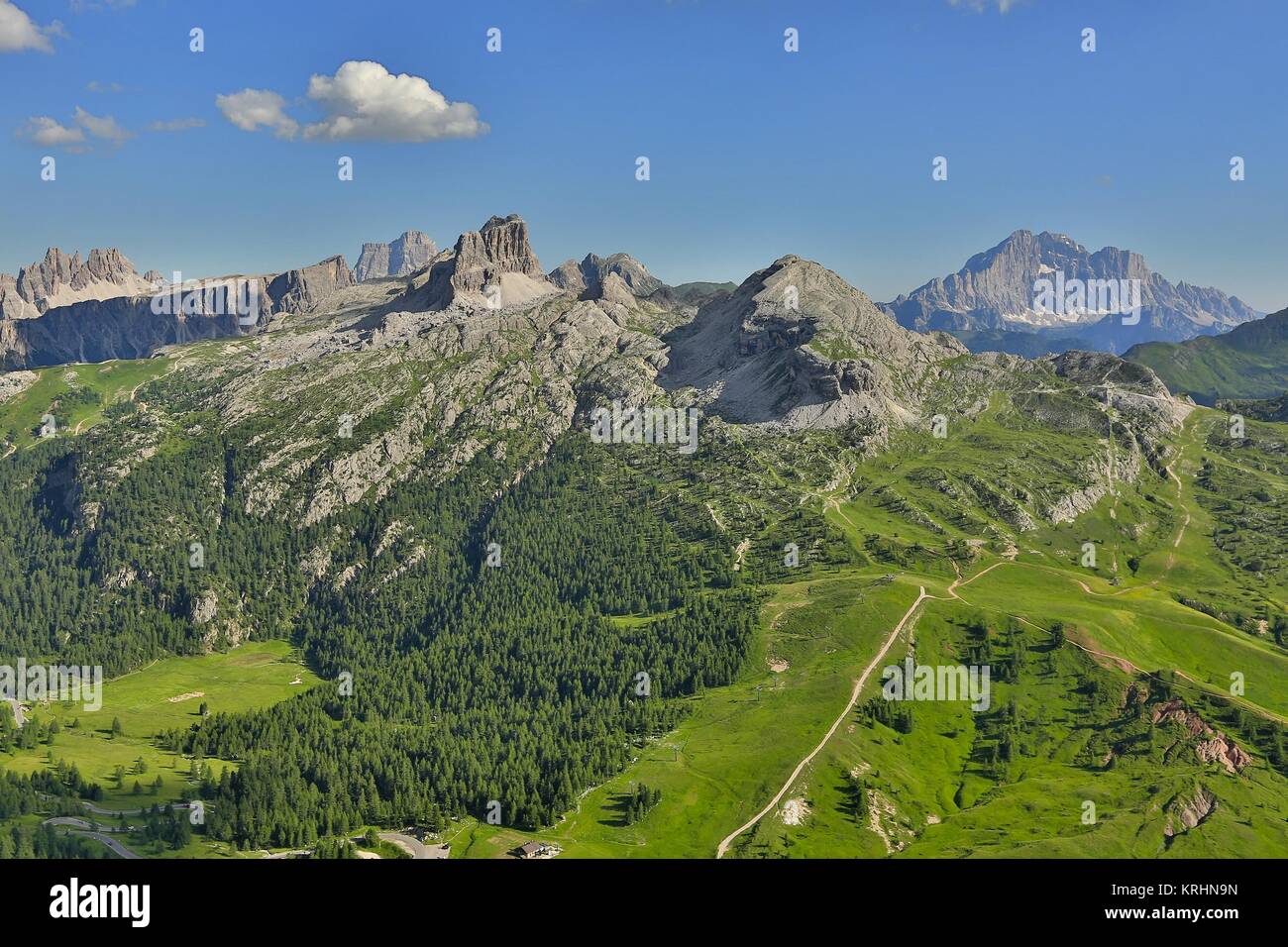 Dolomites Summer Landscape Stock Photo - Alamy