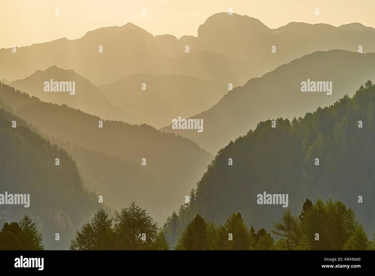 Dolomites Summer Landscape Stock Photo - Alamy