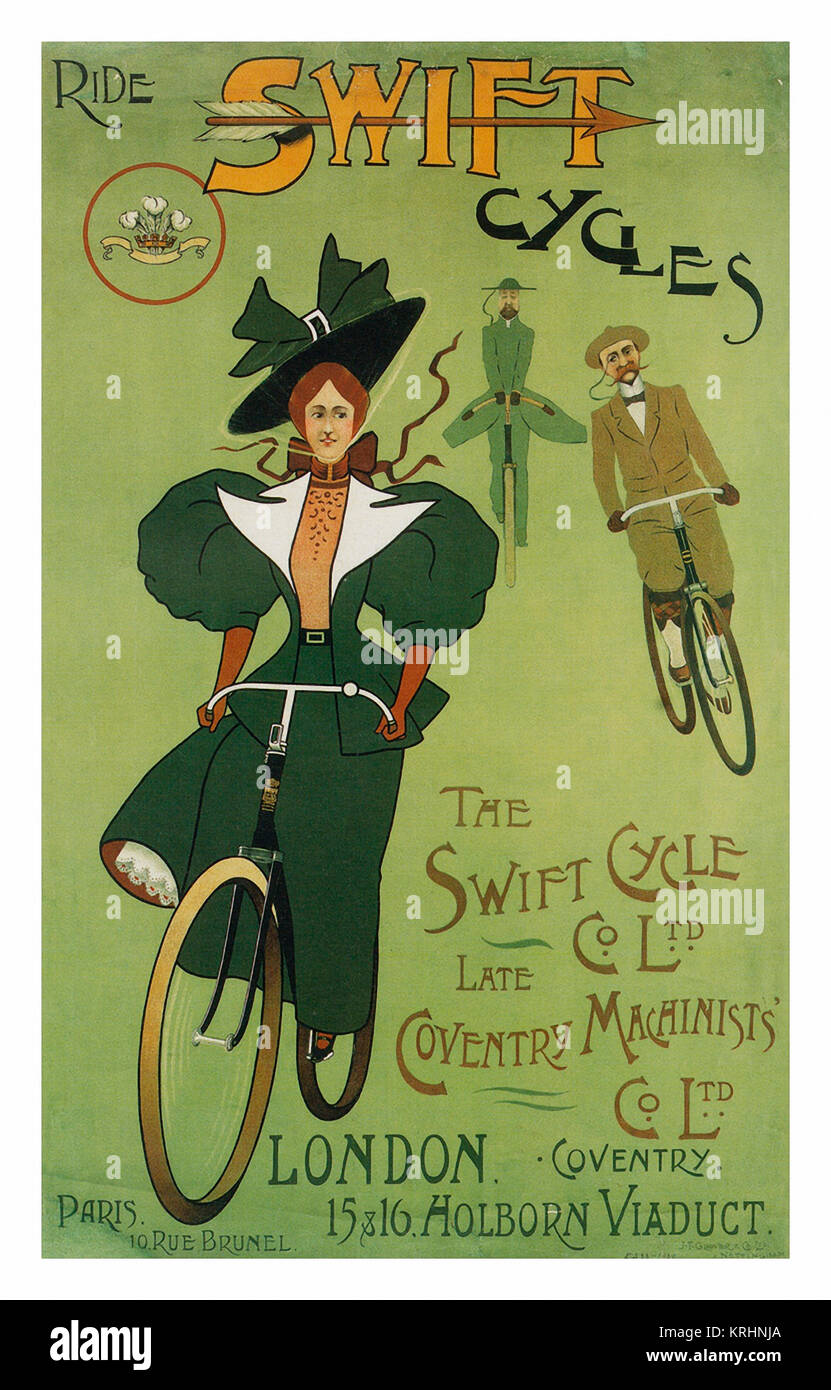 vintage Hercules advert poster reproduction. Go Cycling