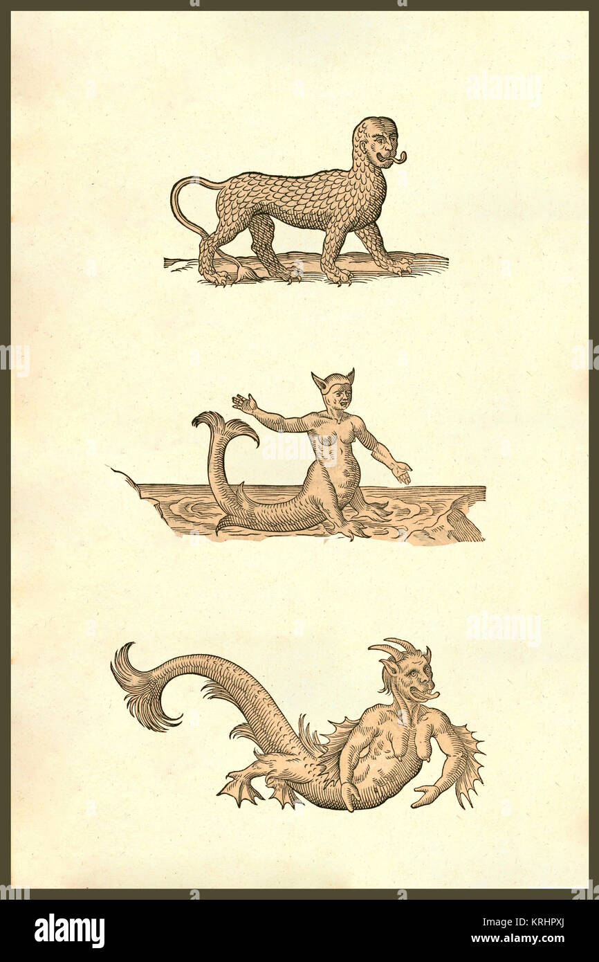"Monsters! From the 1642 book Monstrorum Historia by Ulisse Aldrovandi ...